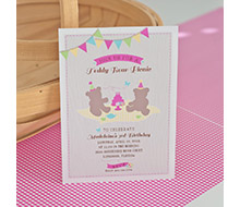 Teddy Bear Picnic Printable Birthday Party Invitation